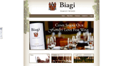 Desktop Screenshot of biagifamilywines.com